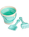 A Little Lovely Company Bucket and Spade Set: Mint Beach Toys