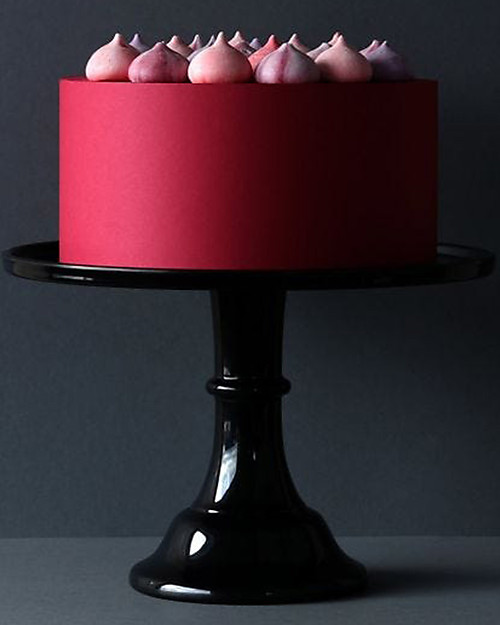 A Little Lovely Company Cake Stand Large - Black Bowls & Plates