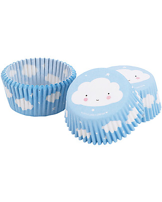 A Little Lovely Company Celebrations 50 Cupcake Cases - Cloud Bowls & Plates