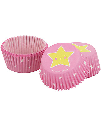 A Little Lovely Company Celebrations 50 Cupcake Cases - Stars Bowls & Plates