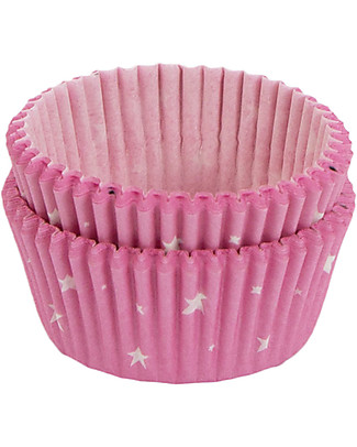 A Little Lovely Company Celebrations 50 Cupcake Cases - Stars Bowls & Plates