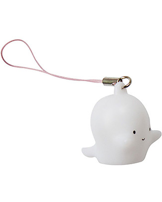 A Little Lovely Company Charm, Ghost - White Key Rings