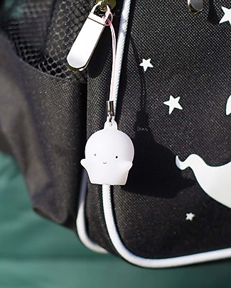 A Little Lovely Company Charm, Ghost - White Key Rings