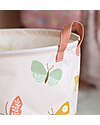 A Little Lovely Company Cotton Storage Basket - 40x50x40 cm - Butterflies Toy Storage Boxes