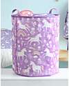A Little Lovely Company Cotton Storage Basket - 40x50x40 cm - Unicorn Dreams Laundry Basket