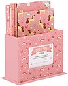 A Little Lovely Company Desk Set, Horse (Hardcover notebook, little writing pad, 2 pens) Creative Toys