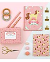 A Little Lovely Company Desk Set, Horse (Hardcover notebook, little writing pad, 2 pens) Creative Toys