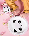 A Little Lovely Company Dinner Set Panda, Black/White - 100% Safe Meal Sets