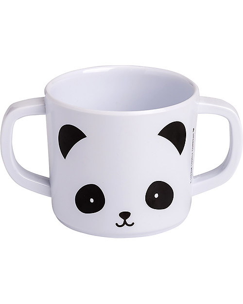 A Little Lovely Company Dinner Set Panda, Black/White - 100% Safe Meal Sets