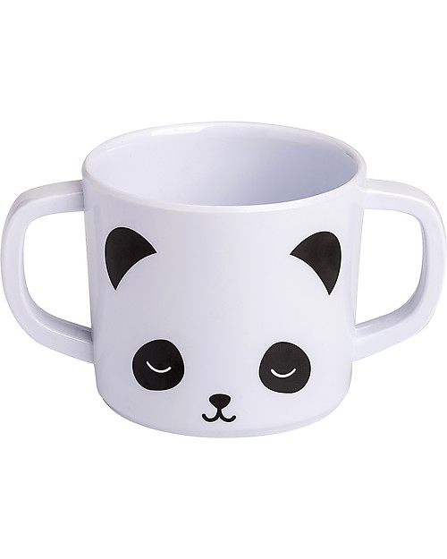 A Little Lovely Company Dinner Set Panda, Black/White - 100% Safe Meal Sets