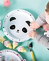 A Little Lovely Company Dinner Set Panda, Black/White - 100% Safe Meal Sets