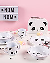 A Little Lovely Company Dinner Set Panda, Black/White - 100% Safe Meal Sets