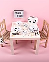 A Little Lovely Company Dinner Set Panda, Black/White - 100% Safe Meal Sets