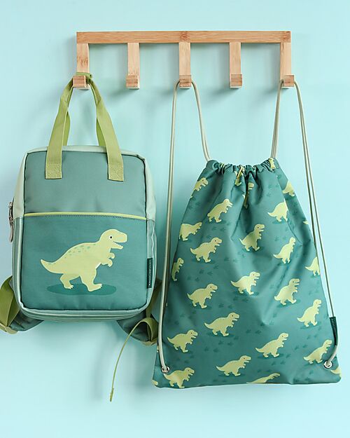 A Little Lovely Company Drawstring Bag - Dinosaur - 32 x 42 cm Sports Bags