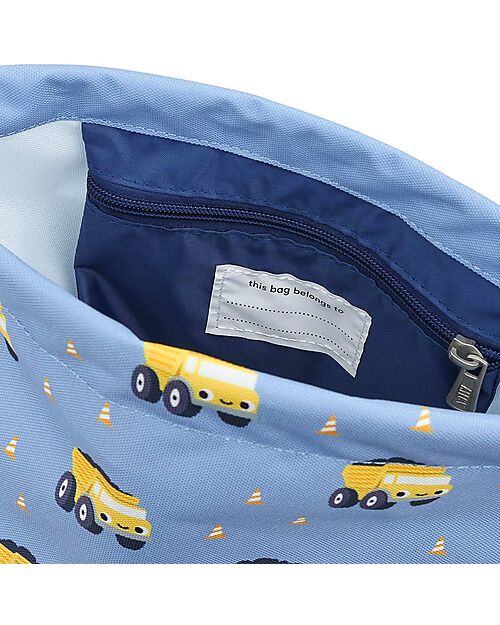 A Little Lovely Company Drawstring Bag - Dump Truck - 32 x 42 cm Sports Bags