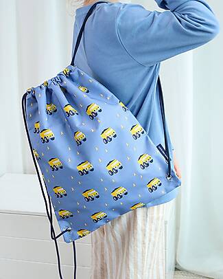 A Little Lovely Company Drawstring Bag - Dump Truck - 32 x 42 cm Sports Bags