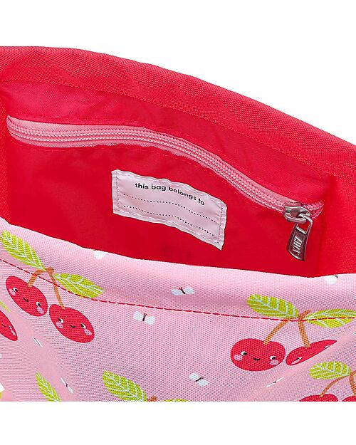 A Little Lovely Company Drawstring Bag - Happy Cherries - 32 x 42 cm Sports Bags