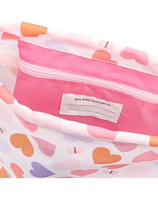 A Little Lovely Company Drawstring Bag - Hearts - 32 x 42 cm Sports Bags