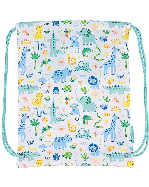 A Little Lovely Company Drawstring Bag - Jungle - 32 x 42 cm Sports Bags
