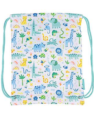 A Little Lovely Company Drawstring Bag - Jungle - 32 x 42 cm Sports Bags
