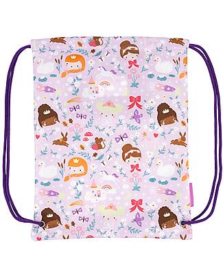 A Little Lovely Company Drawstring Bag - Princesses - 32 x 42 cm Sports Bags