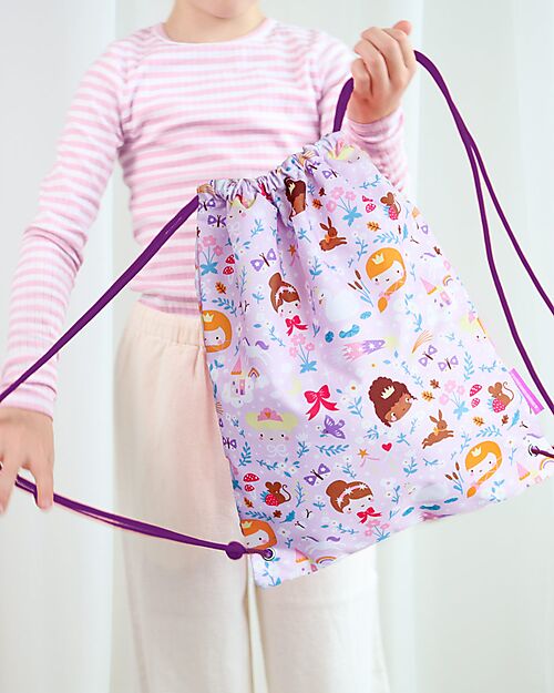 A Little Lovely Company Drawstring Bag - Princesses - 32 x 42 cm Sports Bags