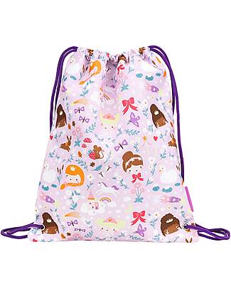 A Little Lovely Company Drawstring Bag - Princesses - 32 x 42 cm Sports Bags