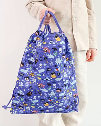 A Little Lovely Company Drawstring Bag with Closure - Pirates - 32 x 42 cm Sports Bags