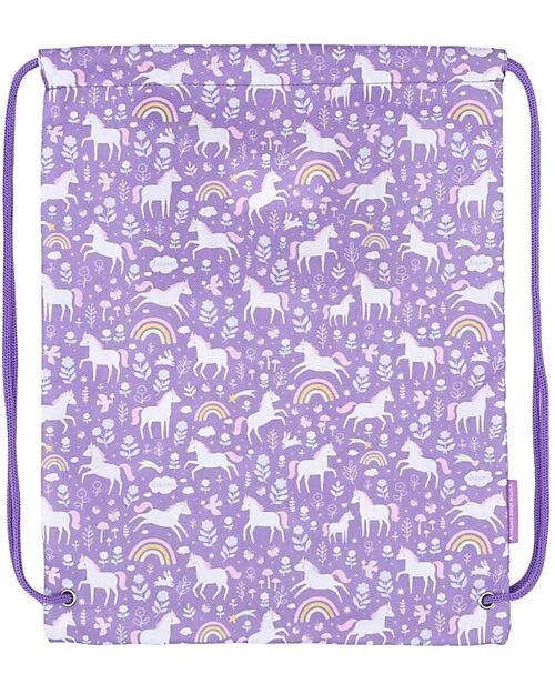 A Little Lovely Company Drawstring Bag with Closure - Unicorn Dreams - 32 x 42 cm Sports Bags