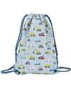 A Little Lovely Company Drawstring Bag with Closure - Vehicles - 32 x 42 cm Sports Bags