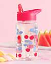 A Little Lovely Company Drink Bottle 450 ml - Cherries - BPA Free! Non-Thermal Water Bottles