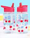 A Little Lovely Company Drink Bottle 450 ml - Cherries - BPA Free! Non-Thermal Water Bottles
