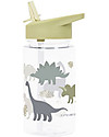 A Little Lovely Company Drink Bottle 450 ml - Dinosaurs - BPA Free! Non-Thermal Water Bottles