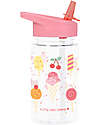 A Little Lovely Company Drink Bottle 450 ml - Ice-Cream - BPA Free! Non-Thermal Water Bottles