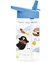 A Little Lovely Company Drink Bottle 450 ml - Pirates - BPA Free! Non-Thermal Water Bottles