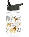 A Little Lovely Company Drink Bottle 450 ml -Savanna - BPA Free! Non-Thermal Water Bottles