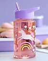 A Little Lovely Company Drink Bottle 450 ml - Unicorn Dreams - BPA Free! Non-Thermal Water Bottles
