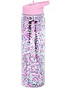 A Little Lovely Company Drink Bottle XL Glitter, 500 ml - Pink/Multicolour Glitter Thermos Bottles