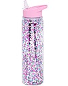 A Little Lovely Company Drink Bottle XL Glitter, 500 ml - Pink/Multicolour Glitter Thermos Bottles