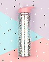 A Little Lovely Company Drink Bottle XL Glitter, 500 ml - Pink/Silver Glitter Thermos Bottles