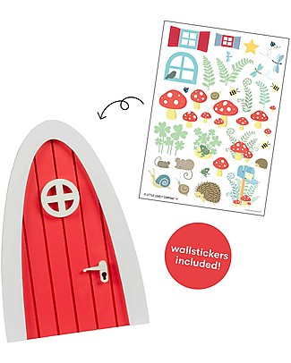 A Little Lovely Company Fairy door: Forest life - Wood Room Decorations