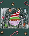 A Little Lovely Company Glittery Placemat, Christmas Elf Placemat