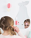 A Little Lovely Company Hanging Wall Mirror, Pear - Acrylic Wall Decorations