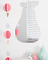 A Little Lovely Company Hanging Wall Mirror, Pear - Acrylic Wall Decorations