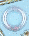 A Little Lovely Company Inflatable Swim Ring, Glitter Beach Toys
