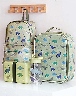 A Little Lovely Company Insulated Cool Bag - Dinosaurs Lunch Boxes