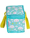 A Little Lovely Company Insulated Lunch Box, Cloud - Light Blue Kindergarten Backpacks