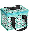 A Little Lovely Company Insulated Lunch Box, Panda - Mint Kindergarten Backpacks