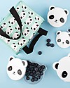 A Little Lovely Company Insulated Lunch Box, Panda - Mint Kindergarten Backpacks