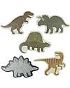 A Little Lovely Company Jigsaw Puzzle - 5 Mini Puzzles - Dinosaurs - 2+ Puzzles